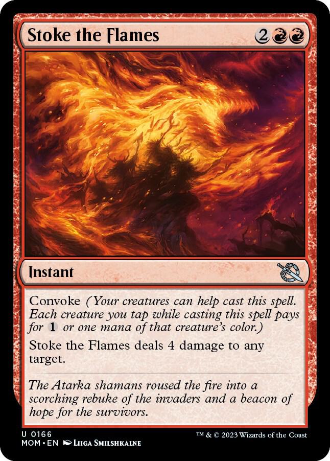 Stoke the Flames 166 card from March of the Machine