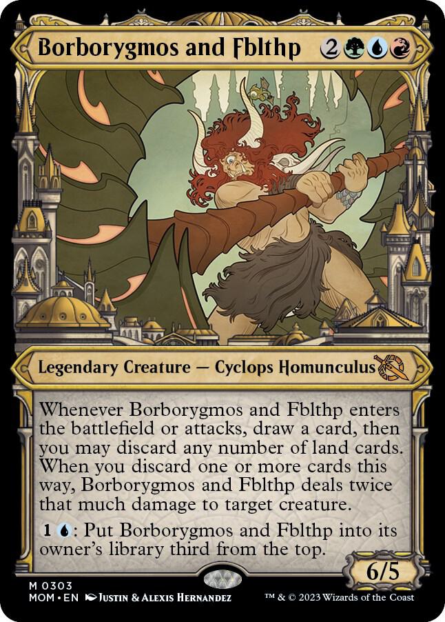 Borborygmos and Fblthp (Showcase) 303 card from March of the Machine
