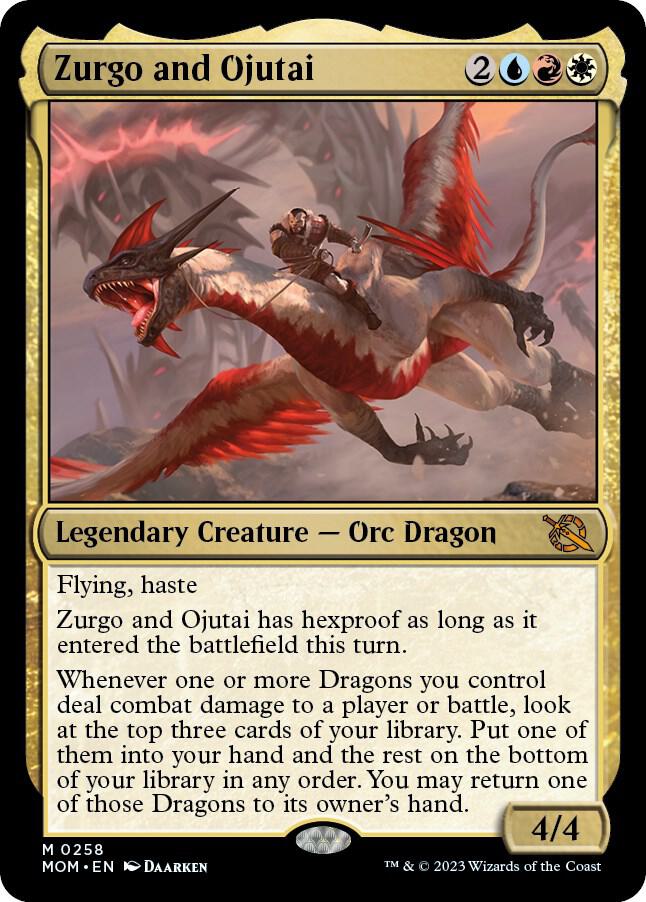 Zurgo and Ojutai 258 card from March of the Machine