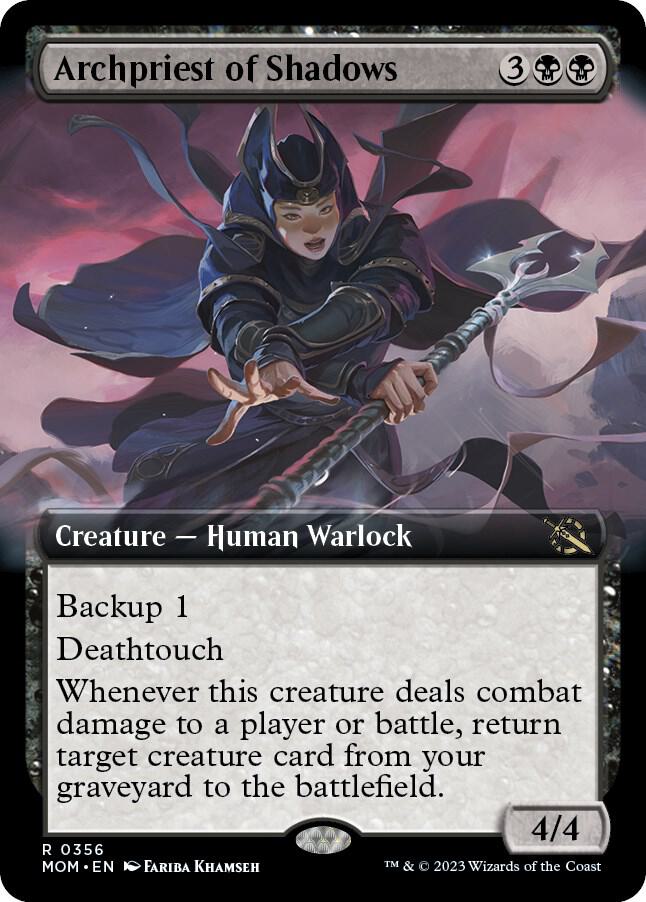 Archpriest of Shadows (Extended Art) 356 card from March of the Machine