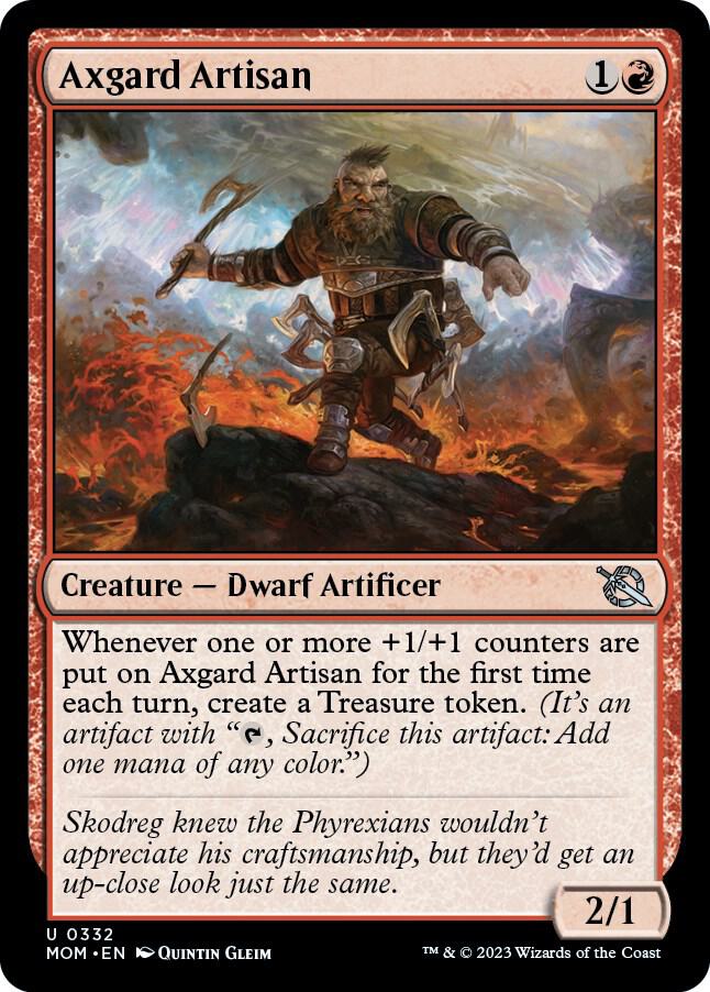Axgard Artisan 332 card from March of the Machine