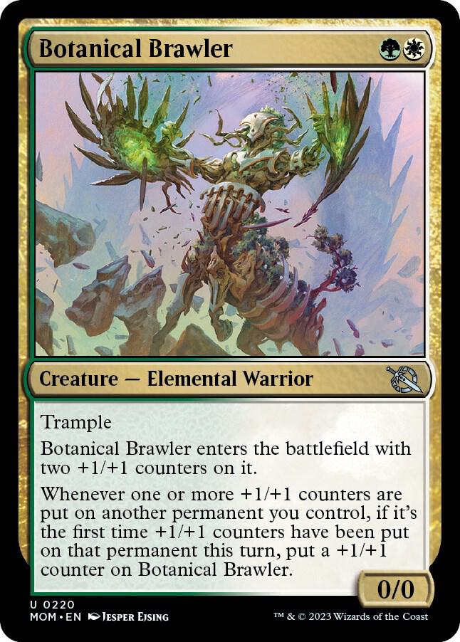 Botanical Brawler 220 card from March of the Machine