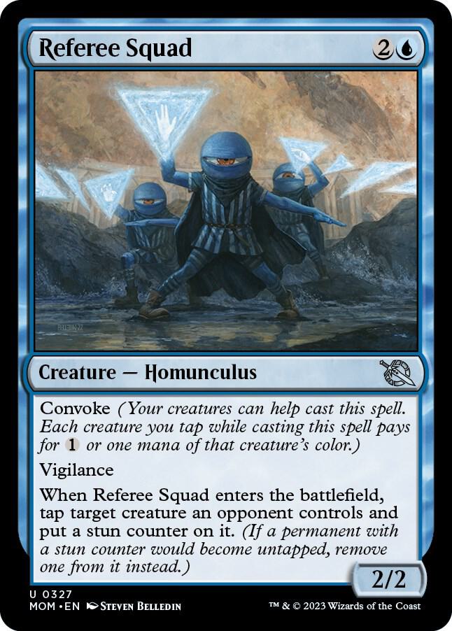 Referee Squad 327 card from March of the Machine