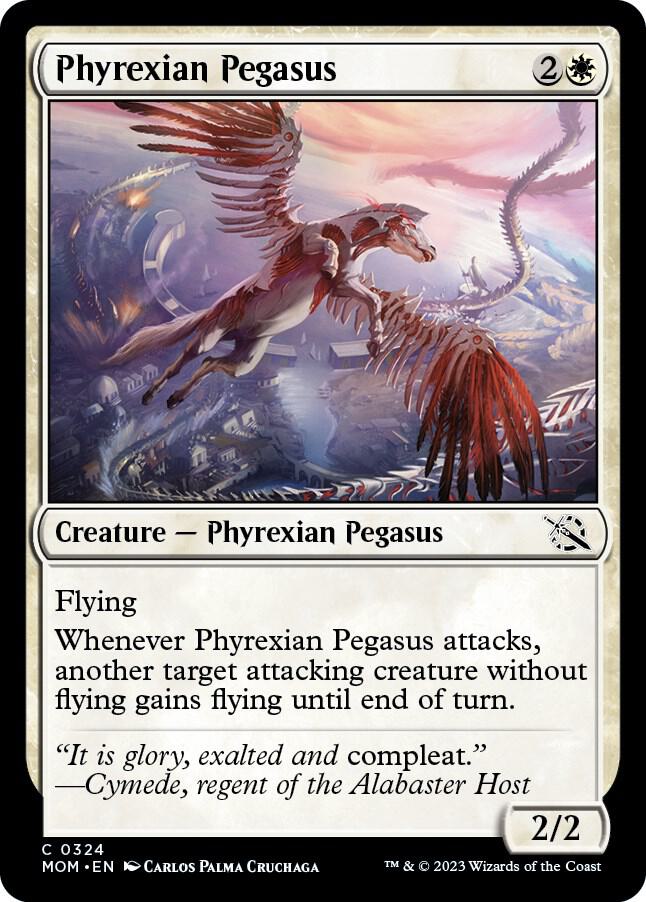 Phyrexian Pegasus 324 card from March of the Machine