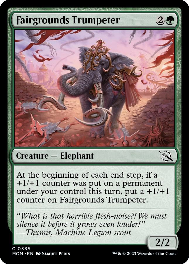 Fairgrounds Trumpeter 335 card from March of the Machine
