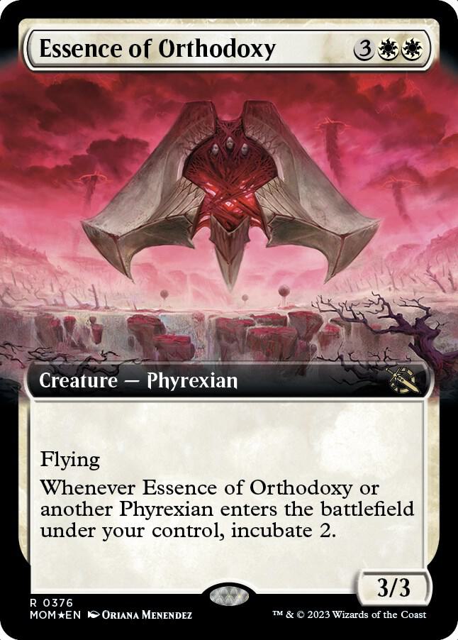 Essence of Orthodoxy (Extended Art) 376 card from March of the Machine