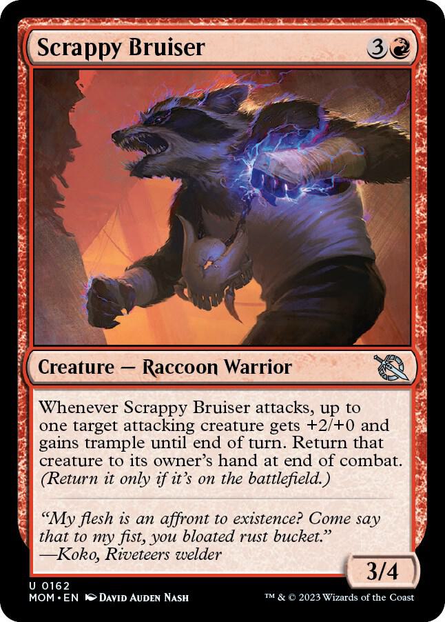 Scrappy Bruiser 162 card from March of the Machine