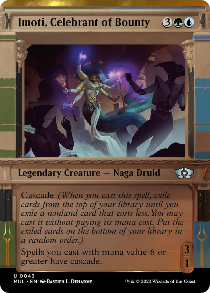 Imoti, Celebrant of Bounty 43 card from March of the Machine: Multiverse Legends