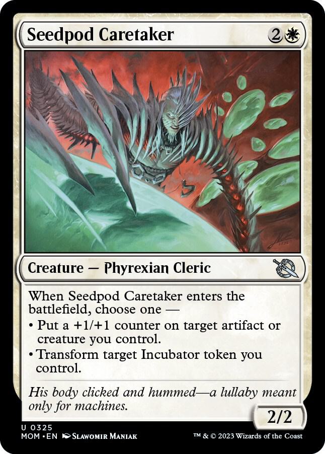 Seedpod Caretaker 325 card from March of the Machine