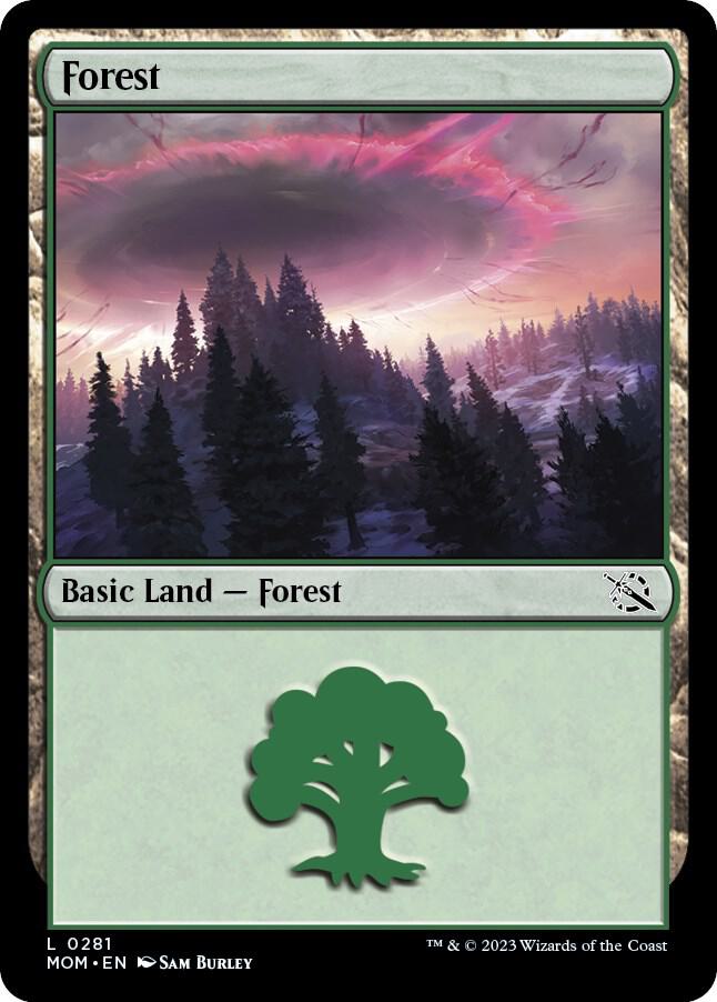 Forest 281 card from March of the Machine