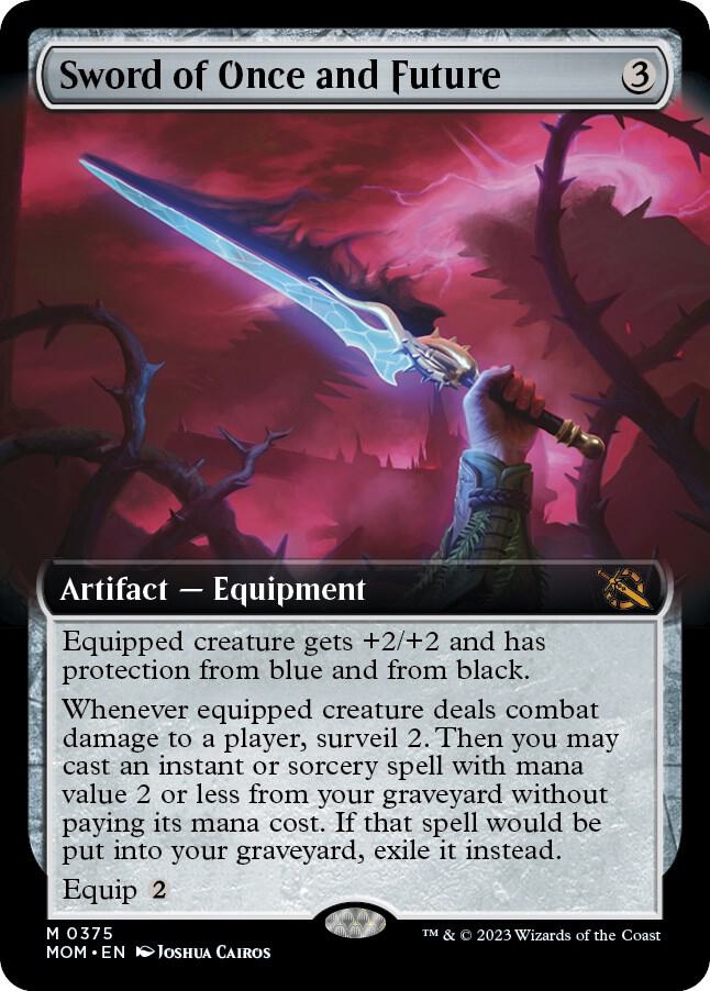 Sword of Once and Future (Extended Art) 375 card from March of the Machine