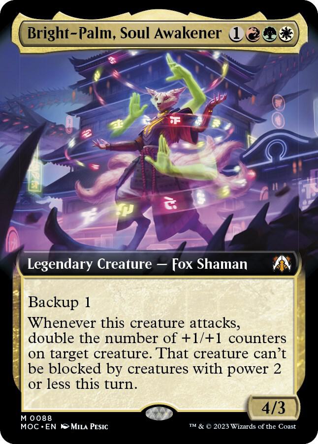 Bright-Palm, Soul Awakener (Extended Art) 88 card from Commander: March of the Machine