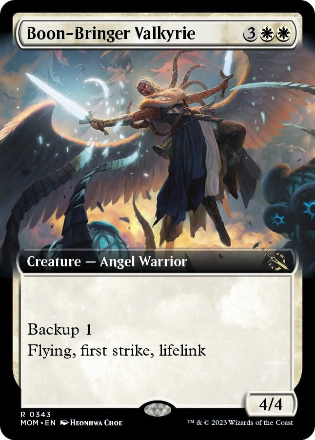 Boon-Bringer Valkyrie (Extended Art) 343 card from March of the Machine