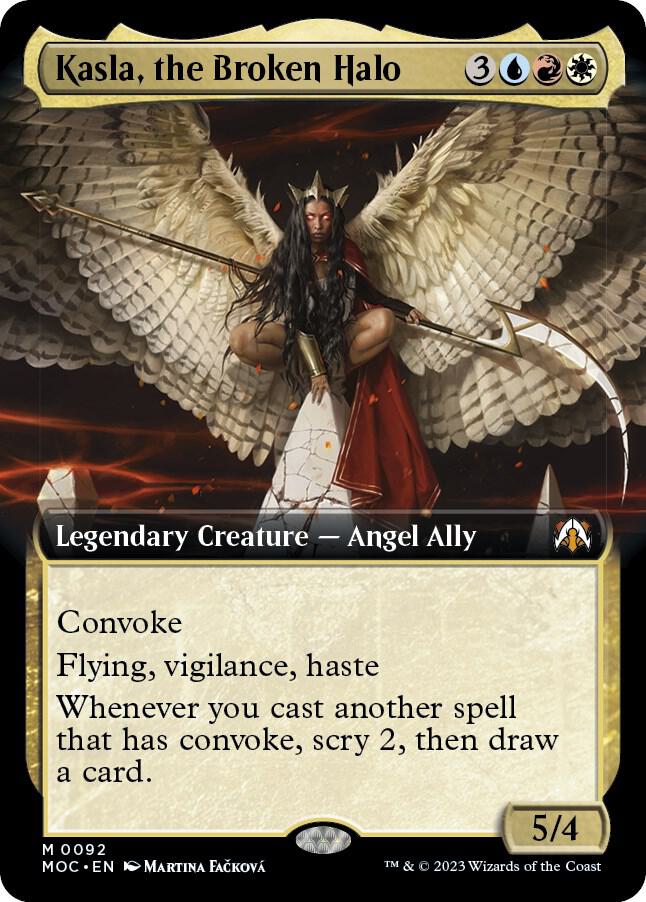 Kasla, the Broken Halo (Extended Art) 92 card from Commander: March of the Machine