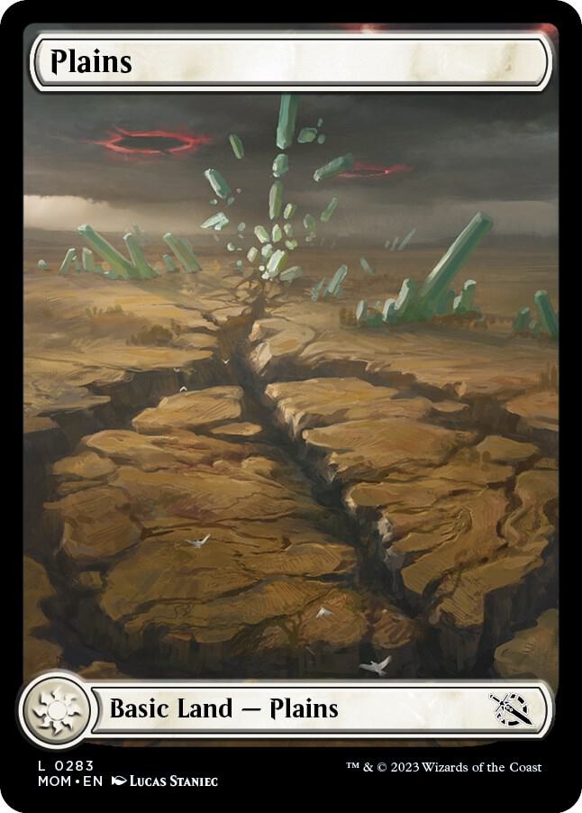 Plains 283 card from March of the Machine
