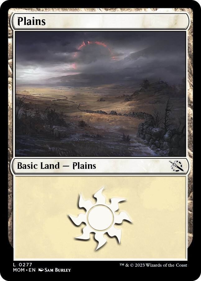 Plains 277 card from March of the Machine