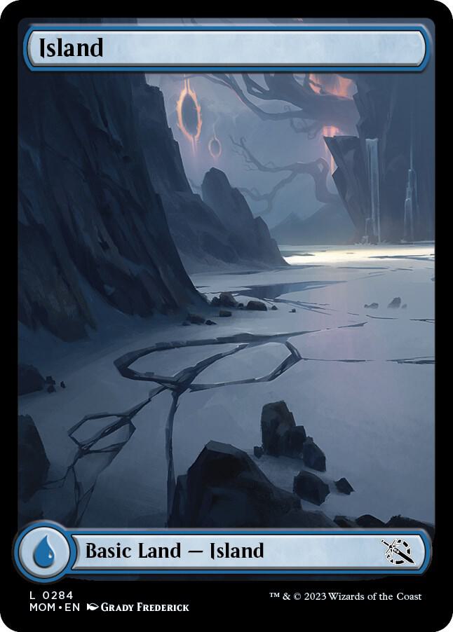 Island 284 card from March of the Machine