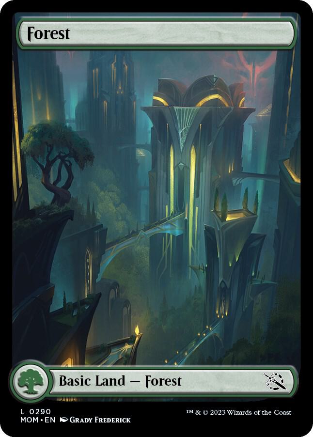 Forest 290 card from March of the Machine