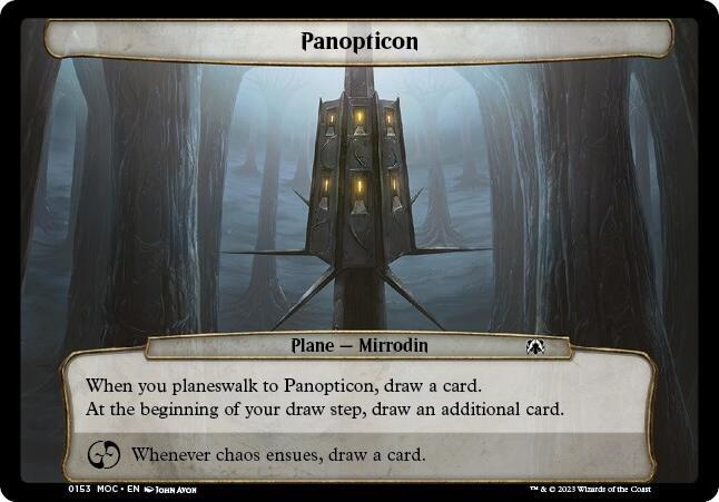 Panopticon 153 card from Planechase: March of the Machine