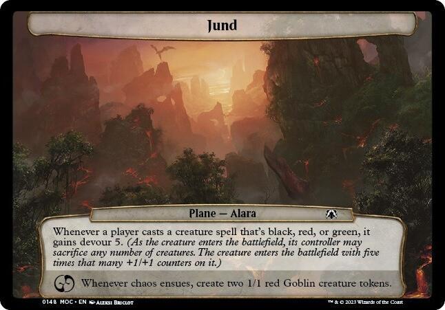 Jund 148 card from Planechase: March of the Machine