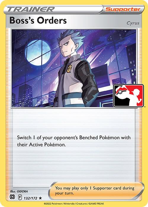 Boss's Orders 132/172 card from Prize Pack Series Cards