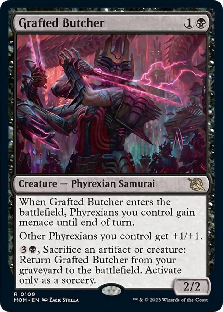 Grafted Butcher 109 card from March of the Machine