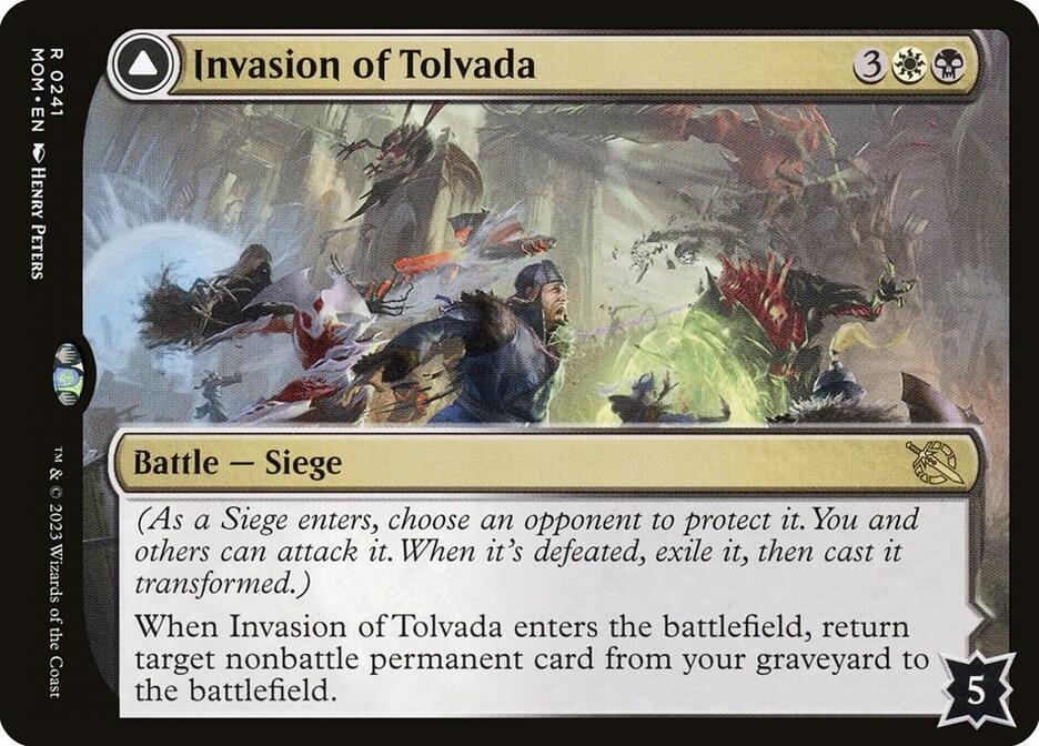 Invasion of Tolvada 241 card from March of the Machine
