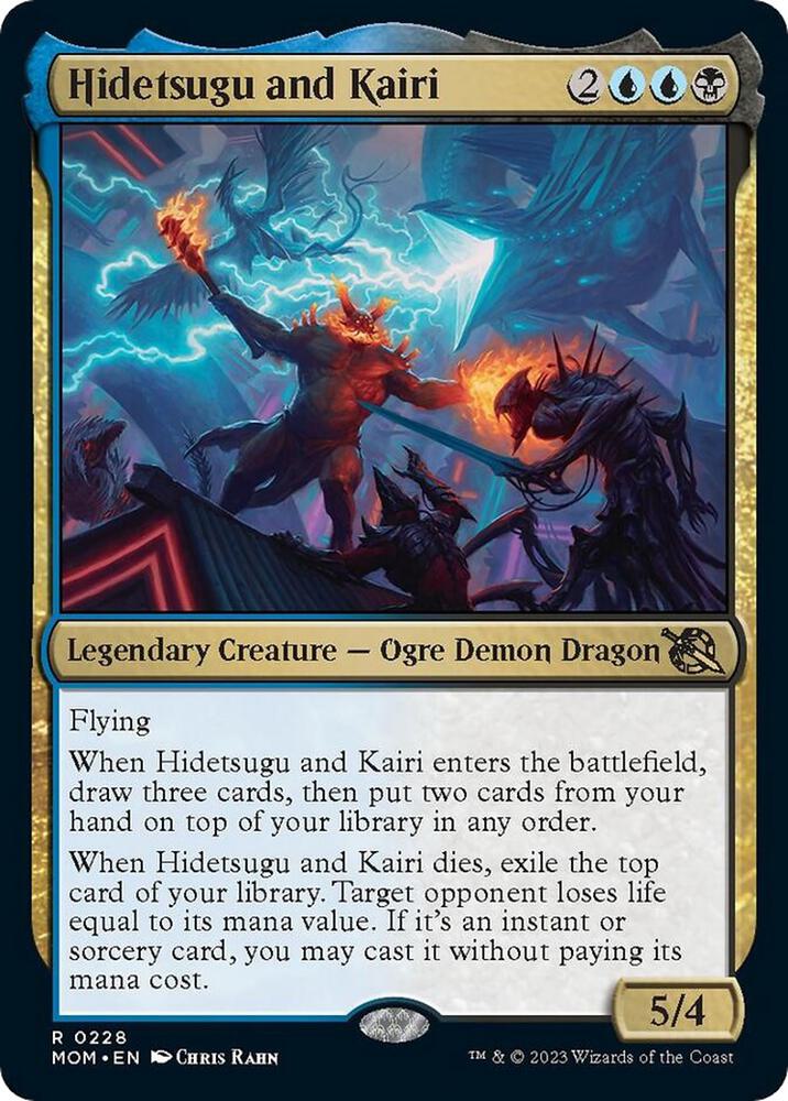 Hidetsugu and Kairi 228 card from March of the Machine