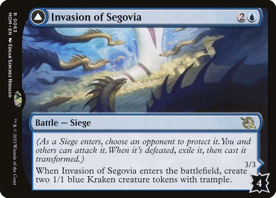 Invasion of Segovia 63 card from March of the Machine