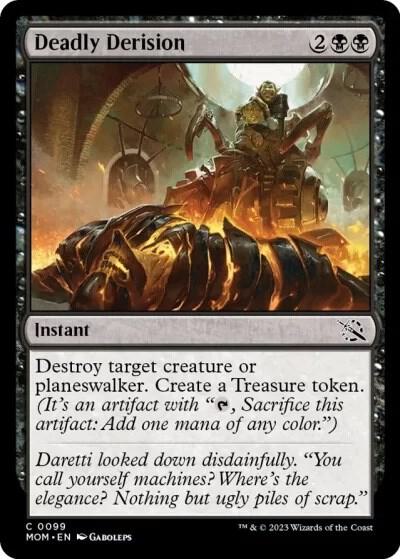 Deadly Derision 99 card from March of the Machine