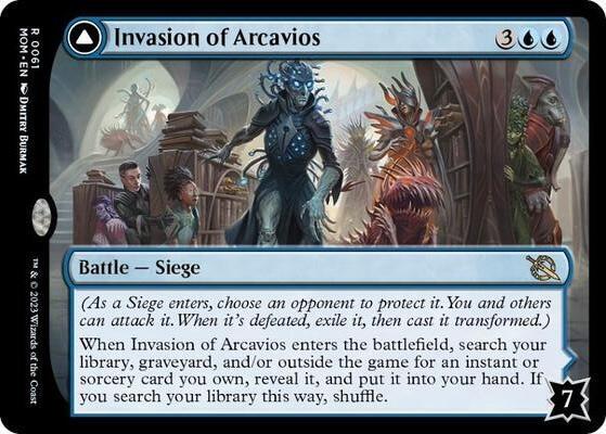 Invasion of Arcavios 61 card from March of the Machine