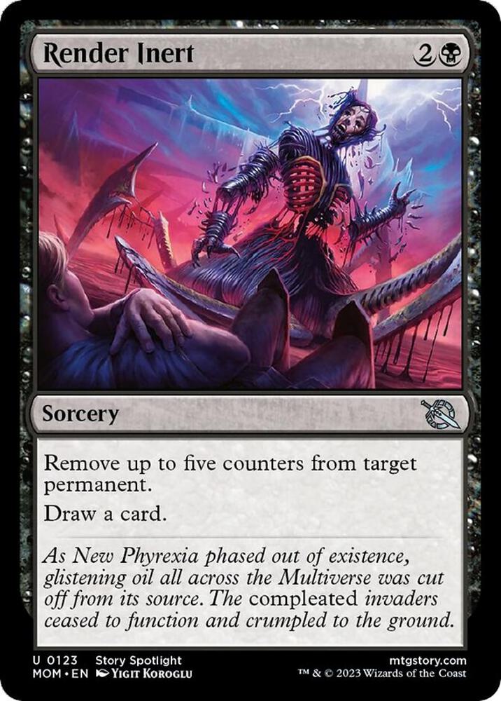 Render Inert 123 card from March of the Machine