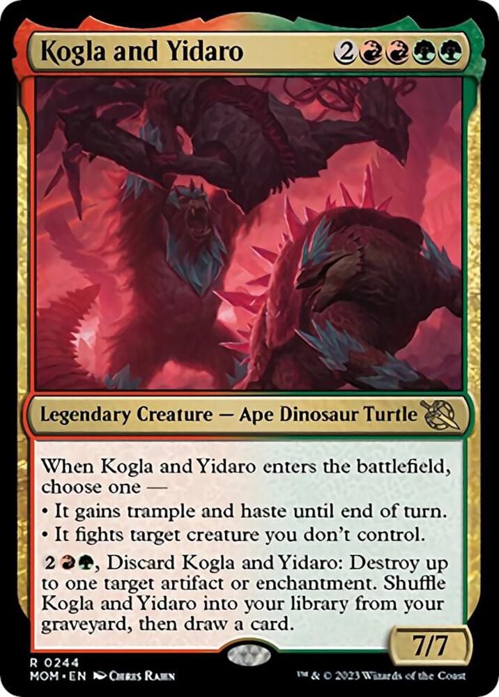 Kogla and Yidaro 244 card from March of the Machine