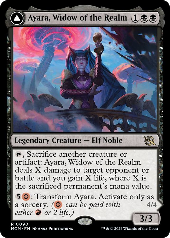 Ayara, Widow of the Realm 90 card from March of the Machine