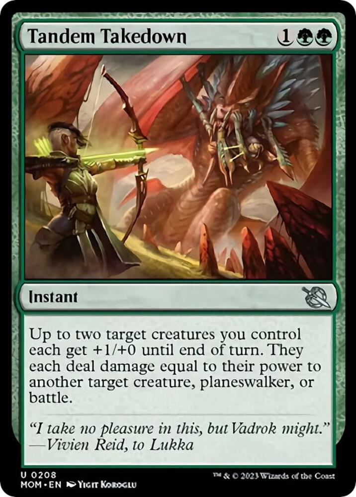 Tandem Takedown 208 card from March of the Machine