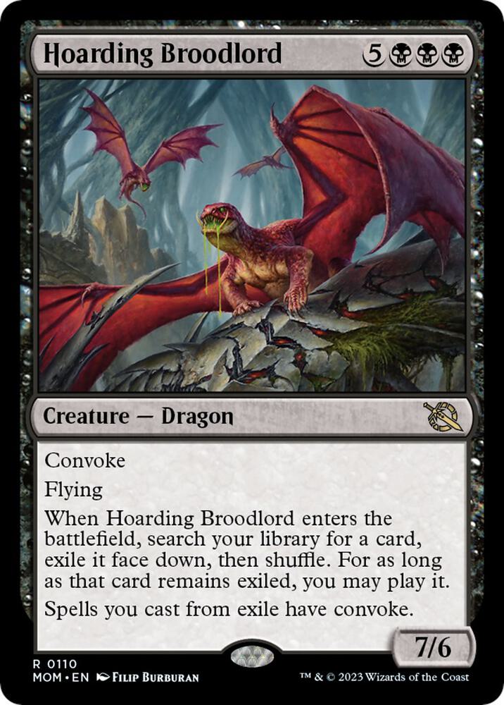 Hoarding Broodlord 110 card from March of the Machine