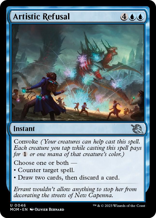 Artistic Refusal 46 card from March of the Machine