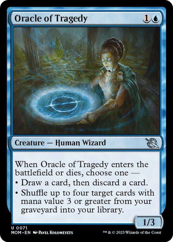 Oracle of Tragedy 71 card from March of the Machine