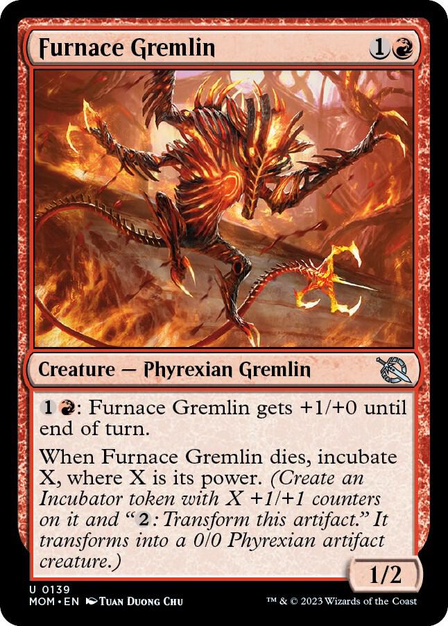Furnace Gremlin 139 card from March of the Machine