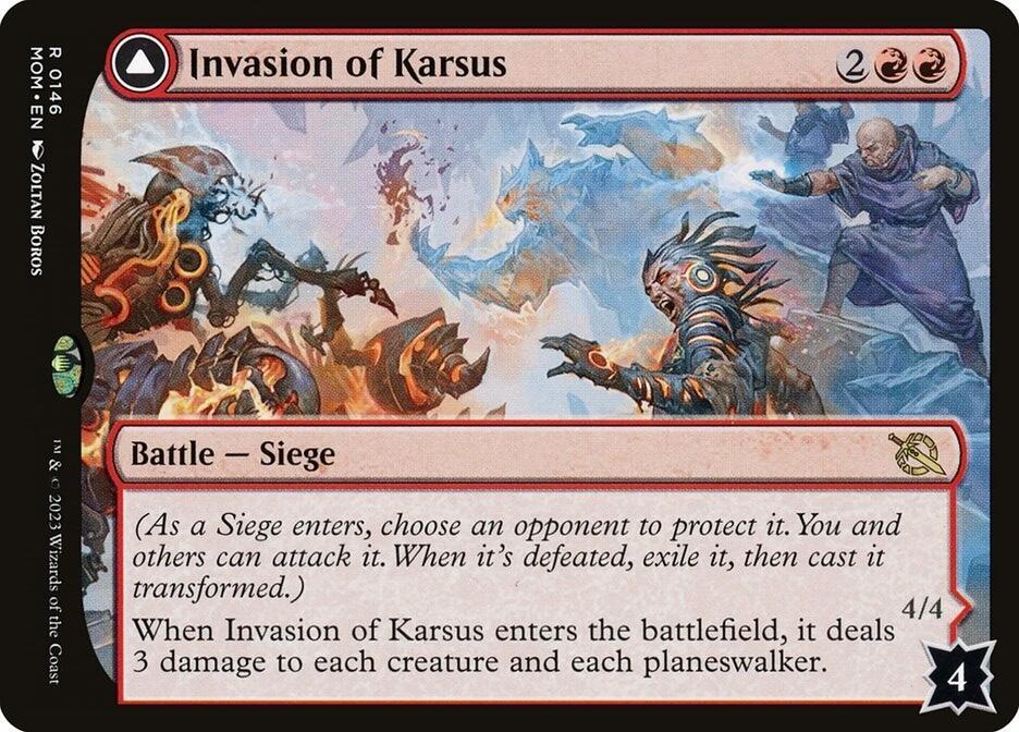Invasion of Karsus 146 card from March of the Machine
