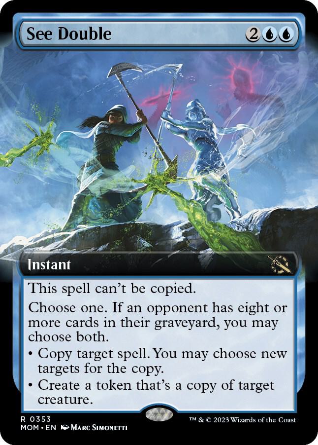 See Double (Extended Art) 353 card from March of the Machine