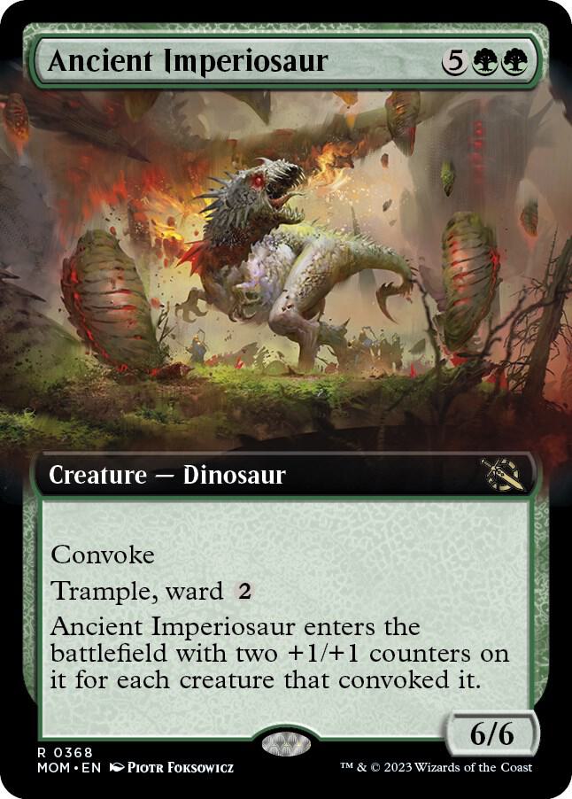Ancient Imperiosaur (Extended Art) 368 card from March of the Machine