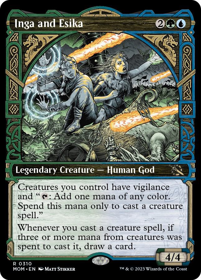 Inga and Esika (Showcase) 310 card from March of the Machine