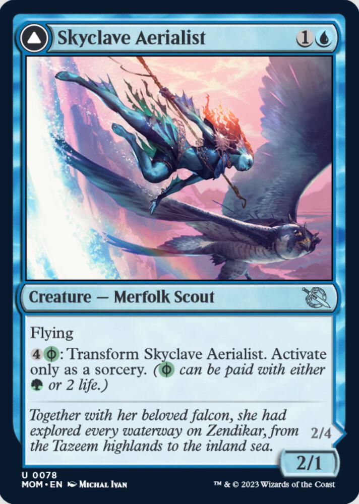 Skyclave Aerialist 78 card from March of the Machine