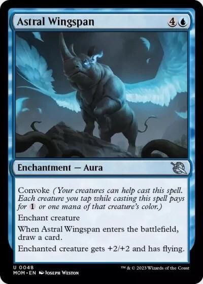 Astral Wingspan 48 card from March of the Machine