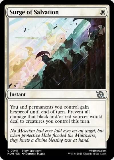 Surge of Salvation 41 card from March of the Machine