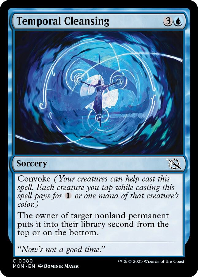 Temporal Cleansing 80 card from March of the Machine