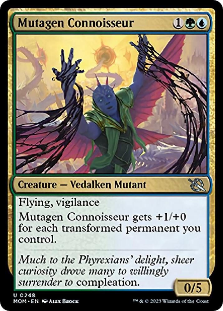 Mutagen Connoisseur 248 card from March of the Machine