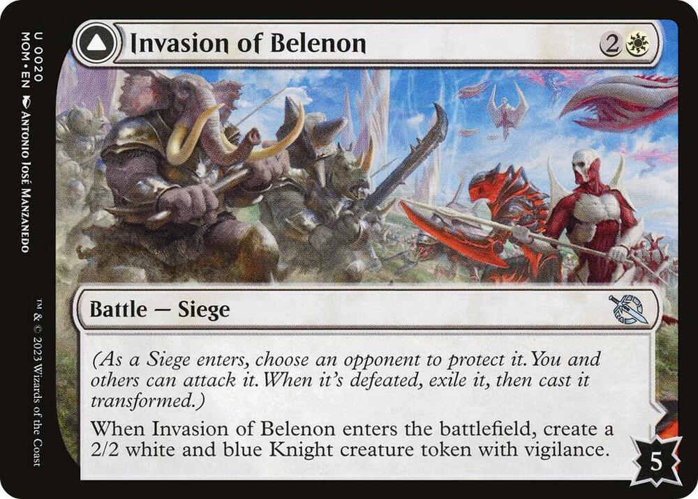 Invasion of Belenon 20 card from March of the Machine