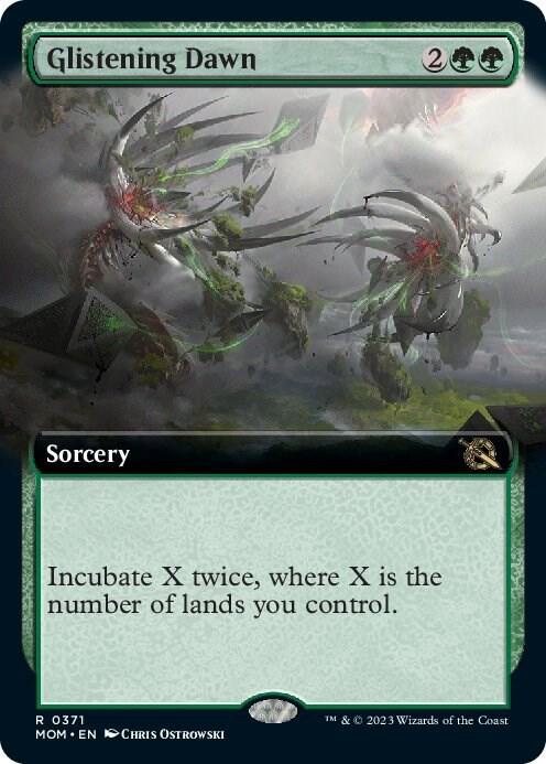 Glistening Dawn (Extended Art) 371 card from March of the Machine
